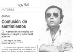 Confusión de sentimientos Confusión de sentimientos