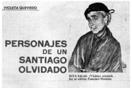 Personajes de una Santiago olvidado.