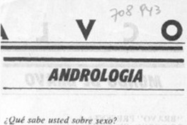 Andrología.