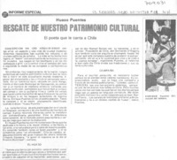 Rescate de nuestro patrimonio cultural. Rescate de nuestro patrimonio cultural.