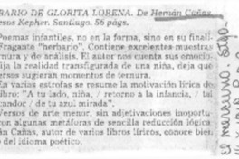 Herbario de Glorita Lorena. Herbario de Glorita Lorena.