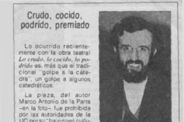 Crudo, cocido, podrido, premiado. Crudo, cocido, podrido, premiado.