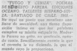 "Fuego y ceniza" "Fuego y ceniza"