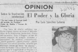 El poder y la gloria El poder y la gloria
