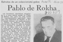 Pablo de Rokha Pablo de Rokha