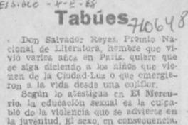 Tabúes.