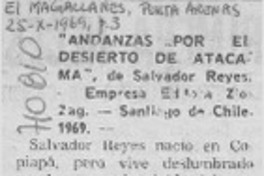 Andanzas por el desierto de Atacama" Andanzas por el desierto de Atacama"