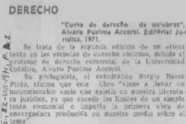 Curso de derecho de quiebras".