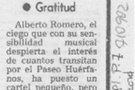 Gratitud. Gratitud.