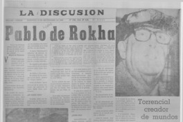 Pablo de Rokha Pablo de Rokha