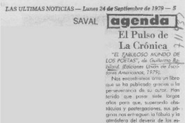 El pulso de la crónica El pulso de la crónica