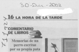 Memorias de un perro escritas por su propia pata. Memorias de un perro escritas por su propia pata.