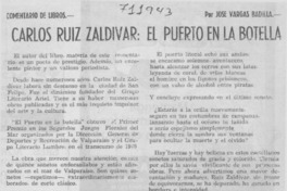 Carlos Ruíz Zaldívar, El puerto en la botella Carlos Ruíz Zaldívar, El puerto en la botella