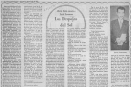 Los despojos del sol Los despojos del sol