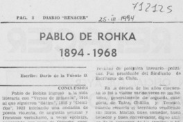 Pablo de Rokha 1894-1968 Pablo de Rokha 1894-1968