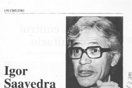 Igor Saavedra. Igor Saavedra.