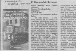 El huésped del invierno El huésped del invierno