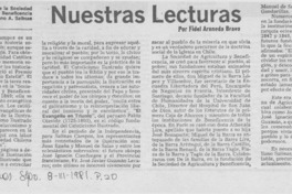 Nuestras lecturas Nuestras lecturas