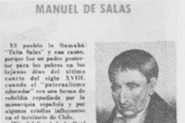 Manuel de Salas Manuel de Salas