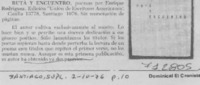 Ruta y encuentro.