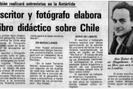 Escritor y fotógrafo elabora libro didáctico sobre Chile Escritor y fotógrafo elabora libro didáctico sobre Chile