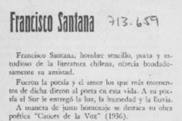 Francisco Santana. Francisco Santana.