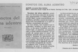 Sonetos del alma adentro Sonetos del alma adentro