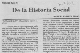 De la historia social De la historia social