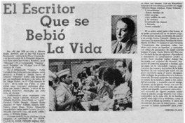 El escritor que se bebió la vida El escritor que se bebió la vida