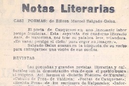 Casi poemas Casi poemas