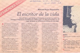 El escritor de la vida. El escritor de la vida.