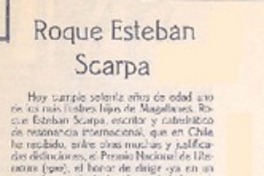 Roque Esteban Scarpa Roque Esteban Scarpa