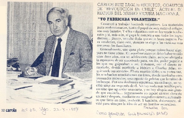 Carlos Ruiz Tagle.