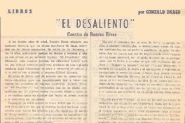 El desaliento" El desaliento"