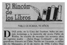 Pablo de Rokha: 90 años Pablo de Rokha: 90 años