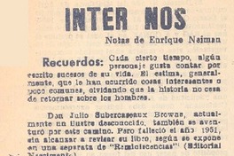 Recuerdos: