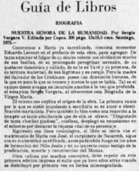 Nuestra señora de la humanidad. Nuestra señora de la humanidad.