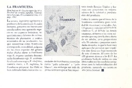 La frambuesa. La frambuesa.