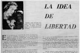 La idea de libertad