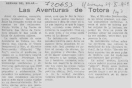 Las aventuras de Totora Las aventuras de Totora