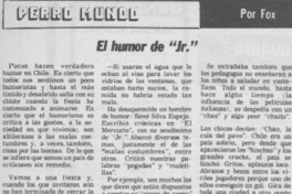 El humor de "Jr." El humor de "Jr."