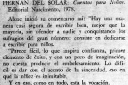 Hernán del Solar. Hernán del Solar.