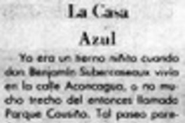 La casa azul La casa azul