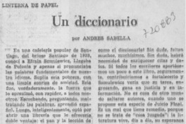 Un diccionario