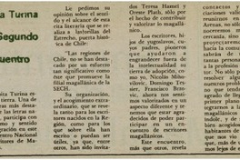Pepita Turina y el segundo encuentro. Pepita Turina y el segundo encuentro.