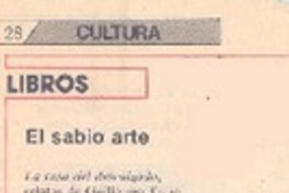 El sabio arte. El sabio arte.