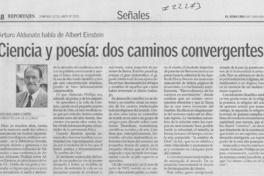 Ciencia y poesís, dos caminos convergentes