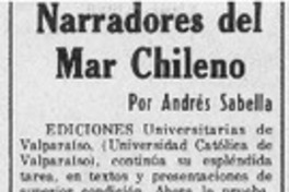 Narradores del mar chileno Narradores del mar chileno