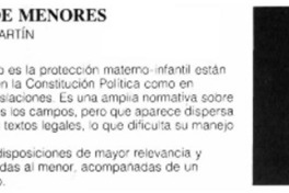 Legislación de menores. Legislación de menores.