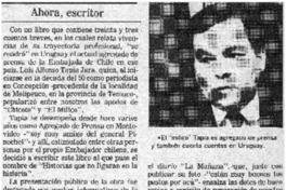 Ahora, escritor.